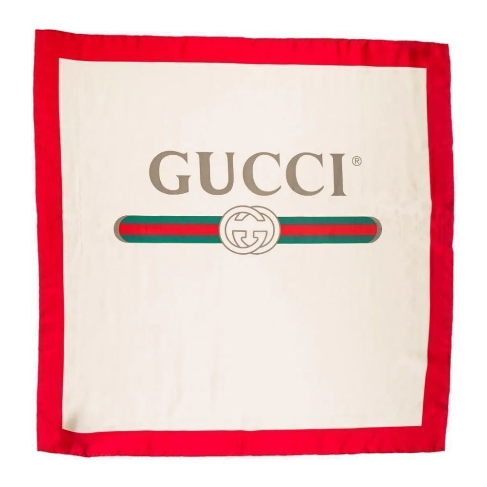Gucci Silk Wrap Scarf Shawl